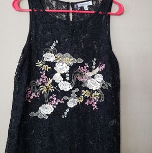 Jennifer Lopez Floral Lace Top